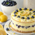 Delicious Lemon Blueberry Cake for Easter, Springtime and Summer picnics | Luxury En Vogue