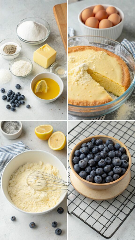 Delicious Lemon Blueberry Cake for Easter, Springtime and Summer picnics | Luxury En Vogue
