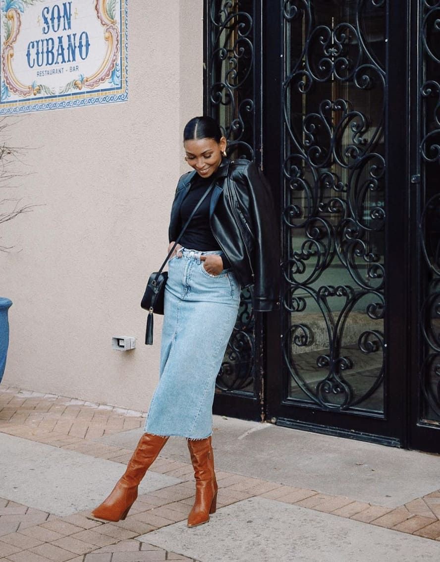 How to Pick the Most Flattering Denim Skirt for Your Body Type | Luxury En Vogue