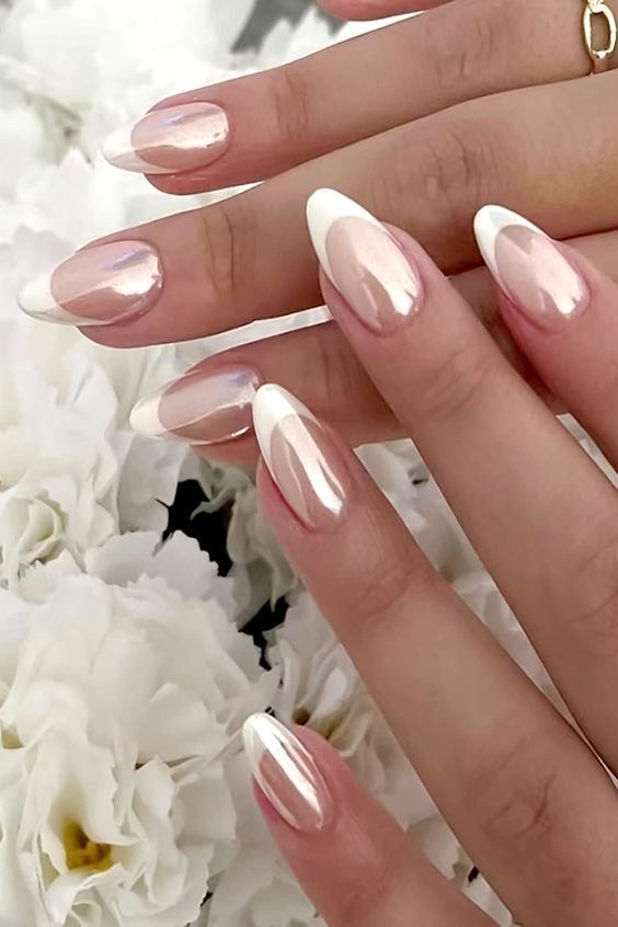 Nude Chrome Nail Ideas That Scream Luxury | Luxury En Vogue