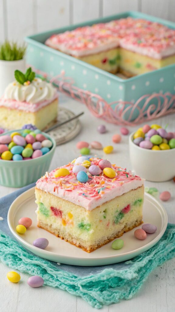 Festive Easter Poke Cake Recipe | Luxury En Vogue