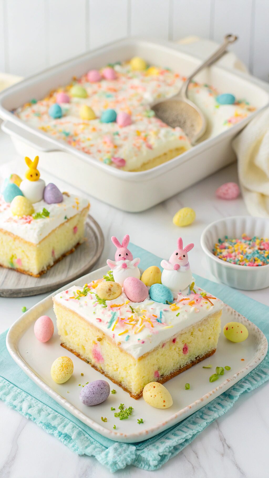 Festive Easter Poke Cake Recipe | Luxury En Vogue