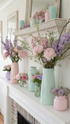 Brighten Your Home with These Spring Mantle Decor Ideas | Luxury En Vogue